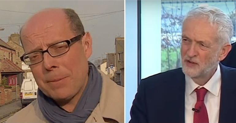 Nick Robinson and Jeremy Corbyn