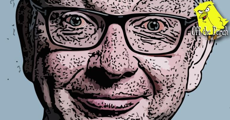 Michael Gove with bloodshot eyes