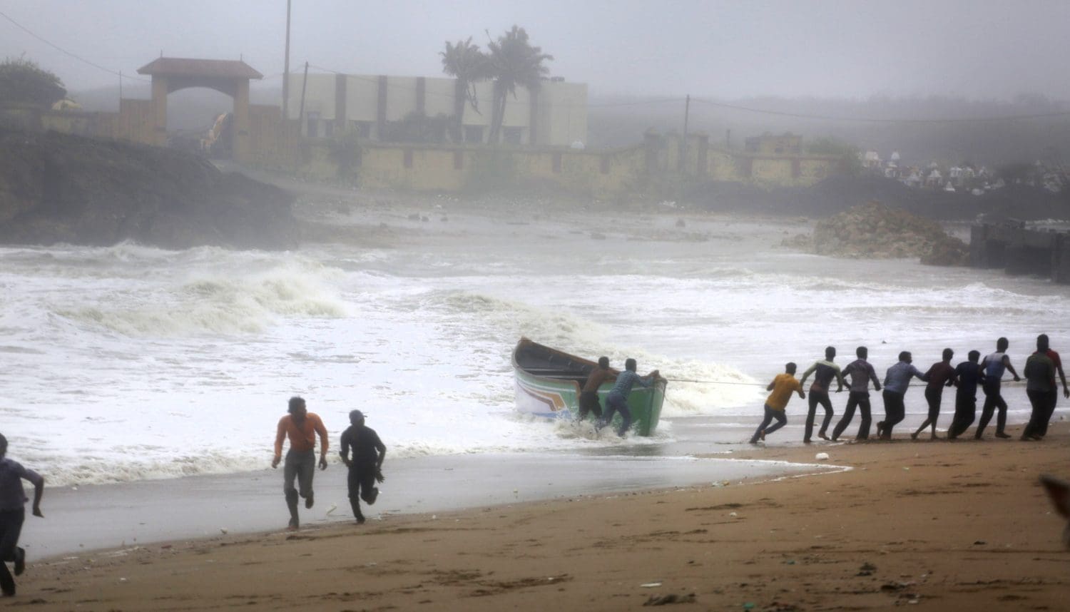 India’s west coast braced as Cyclone Vayu approaches. Around 300,000 people evacuated.