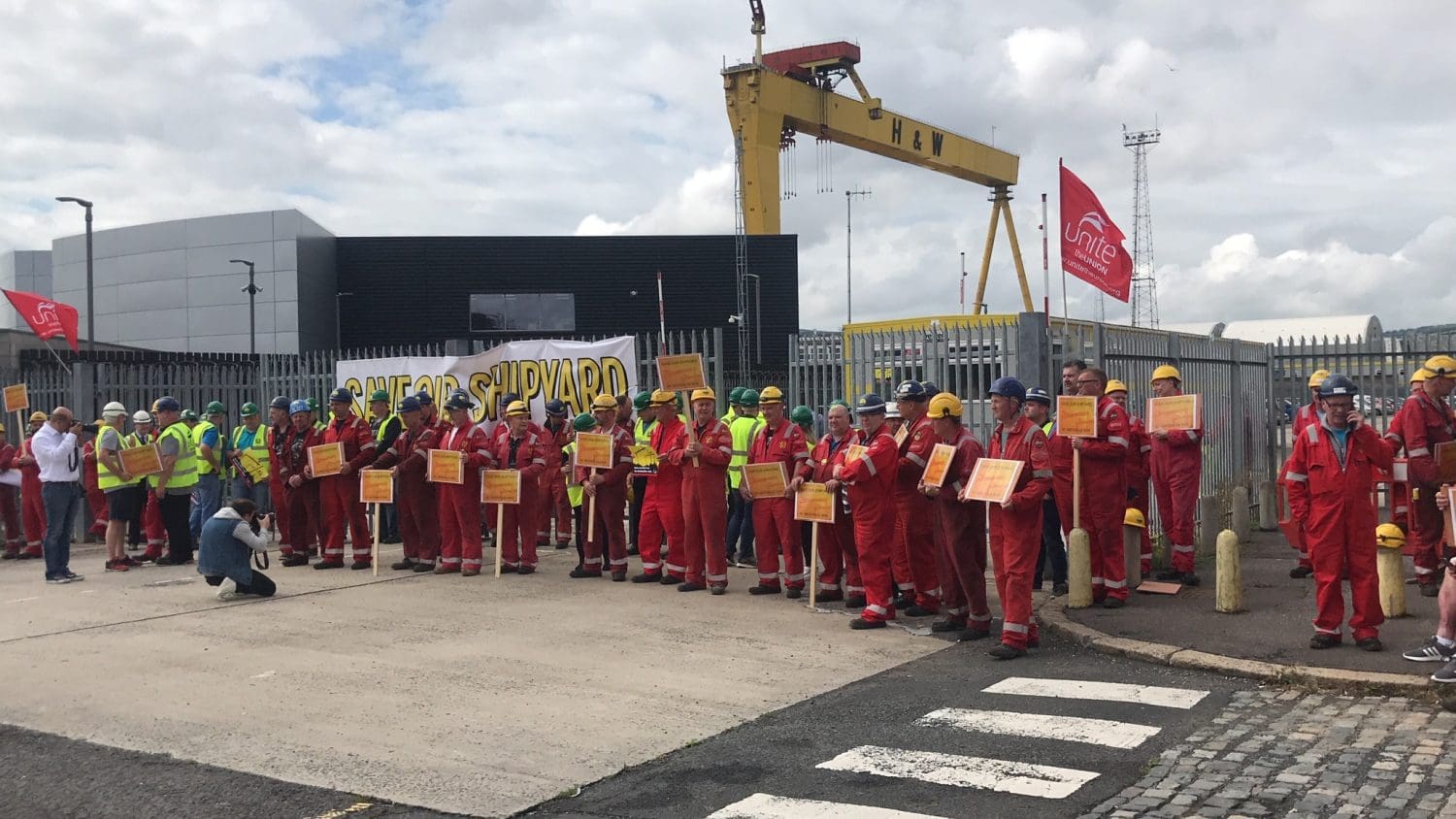 Administrator’s visit to Belfast shipyard delayed ‘due to public pressure’