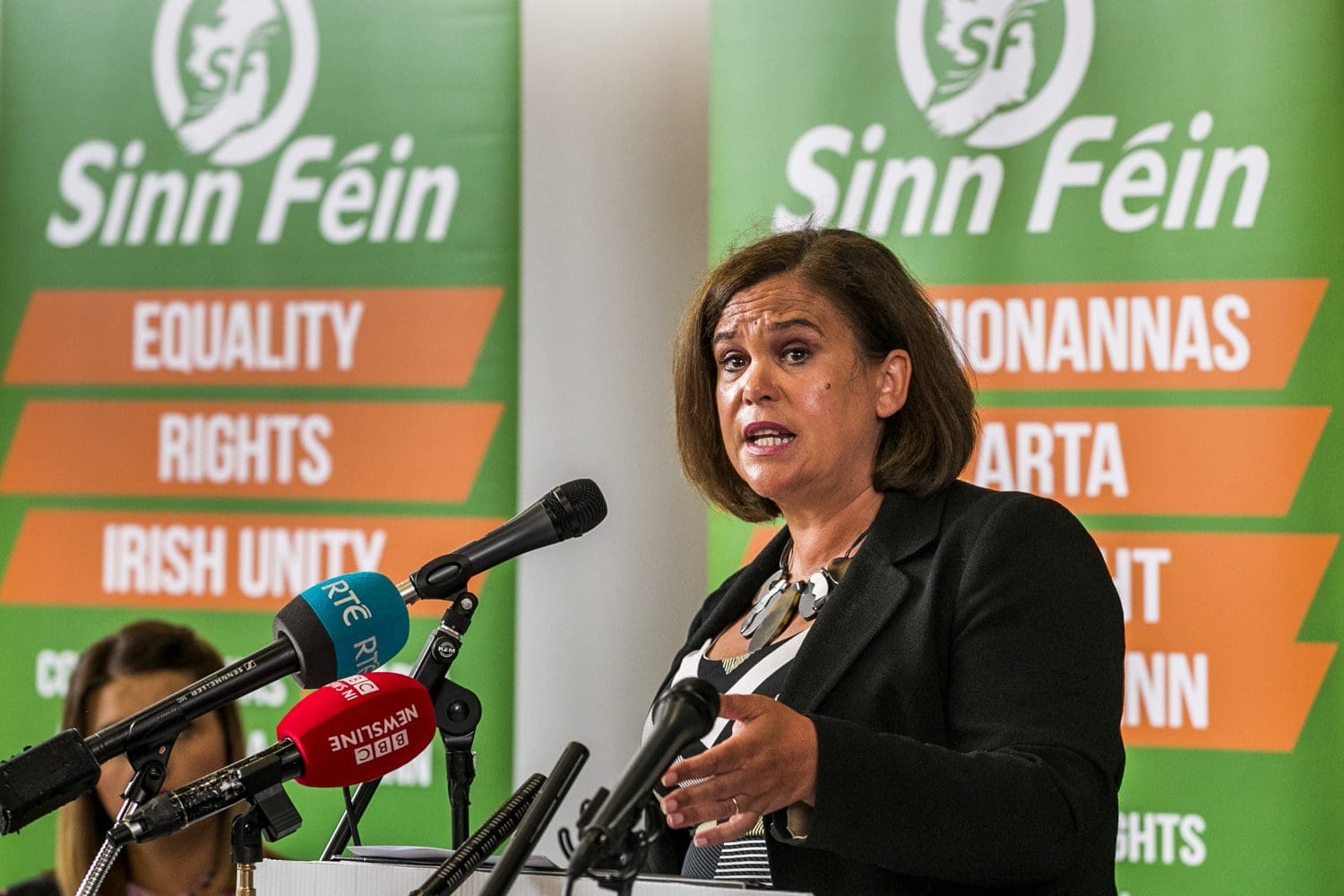 Sinn Féin president: PM must call Irish border poll in the event of hard border