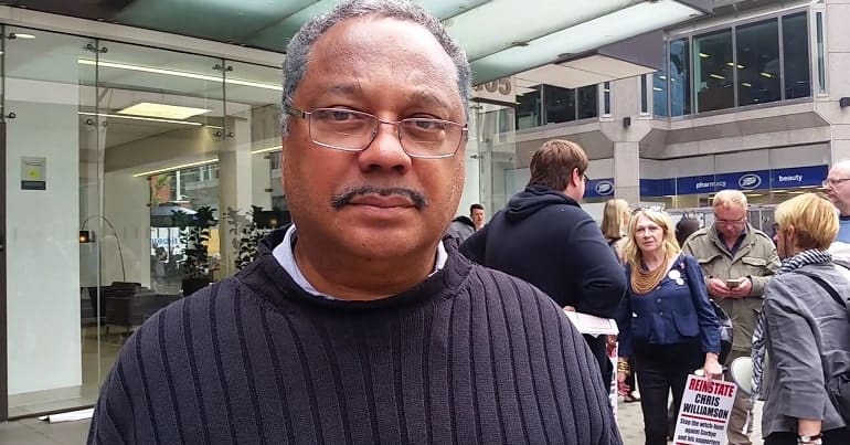 Marc Wadsworth Labour HQ on Chris Willamson suspension