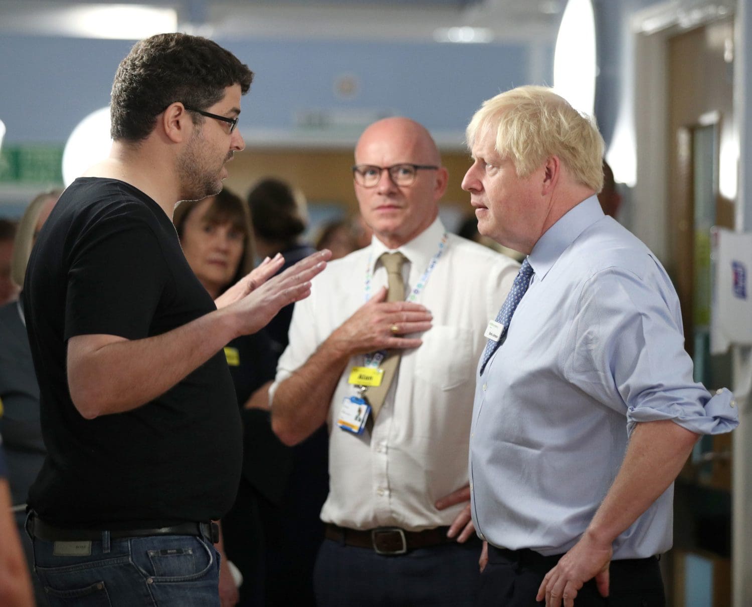 Father who confronted PM over NHS says daughter is doing better