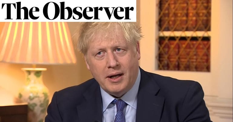 Observer logo & Johnson