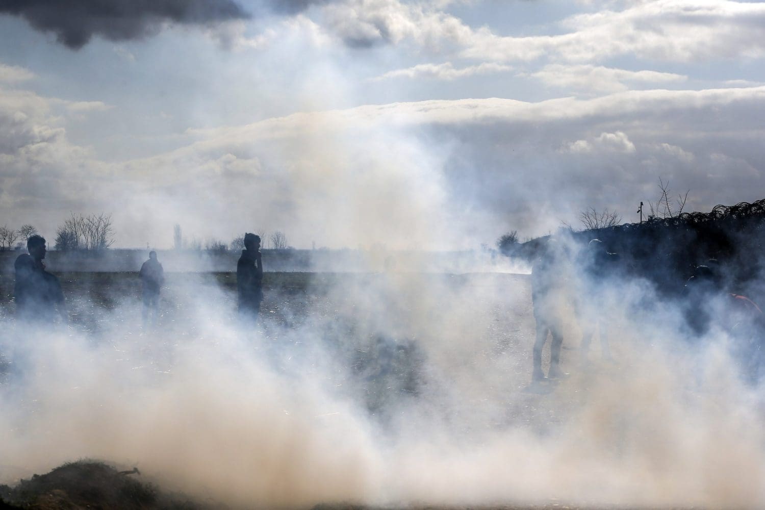 Tear gas fired from both sides as refugee crisis continues on Turkey-Greece border