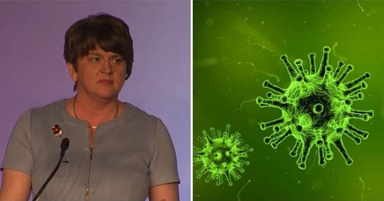 Arlene Foster & coronavirus
