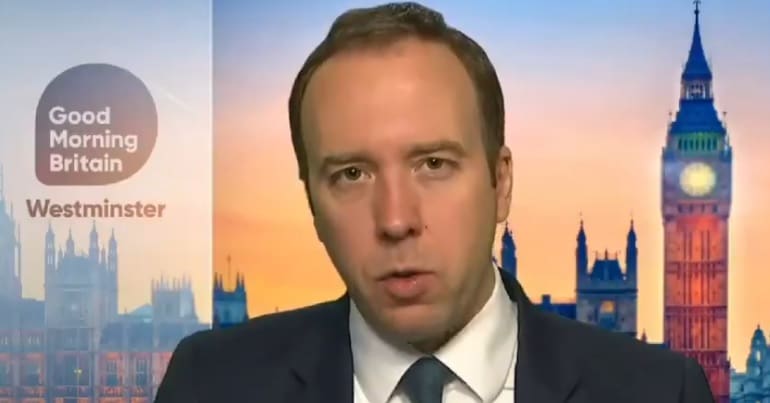 Matt Hancock on Good Morning Britain