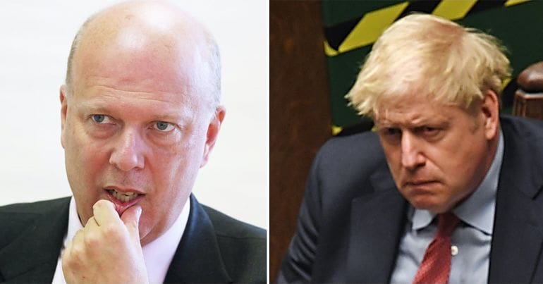 Chris Grayling and Boris Johnson