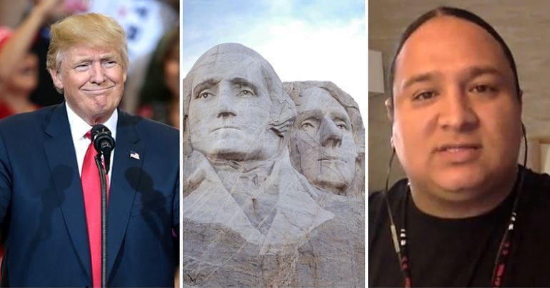 Trump, He Sápa & Nick Tilsen