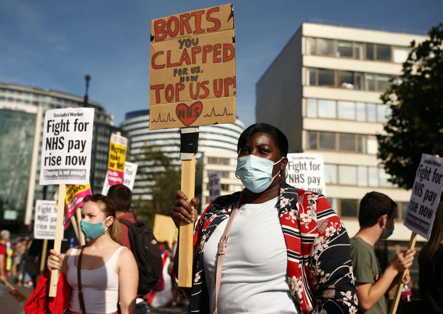 Thousands of NHS workers to protest this weekend over pay