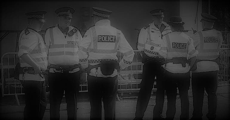 A group of police officers