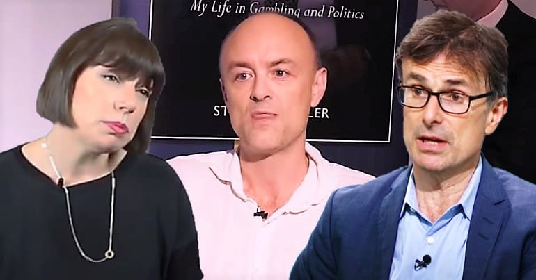 Beth Rigby Dominic Cummings and Robert Peston