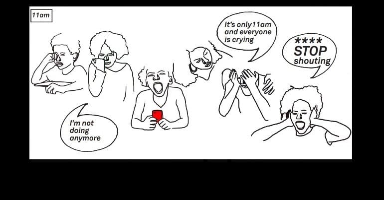 An image from the Lockdown Diaries of the Working Class