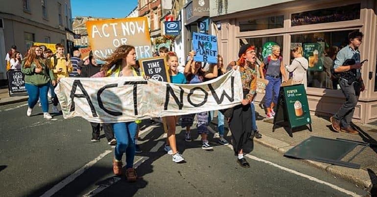 CYCA on a demo in Cornwall