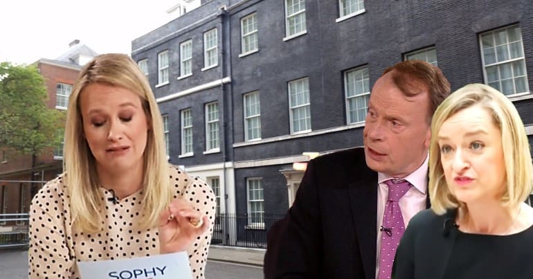 Downing Street Sophy Ridge Andrew Marr and Laura Kuenssberg