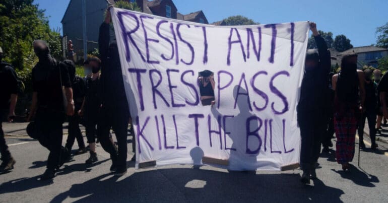 Kill The Bill protests at the G7 summit