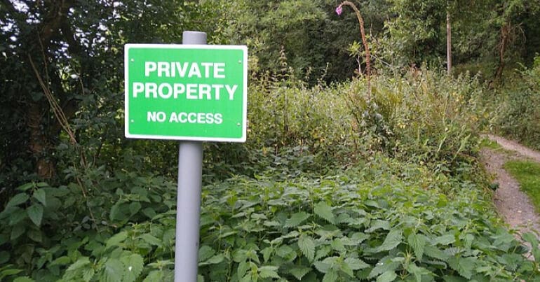 Private property