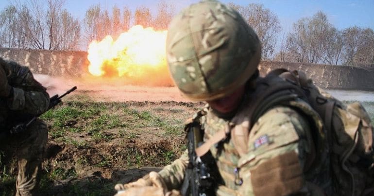 British troops in Afghanistan