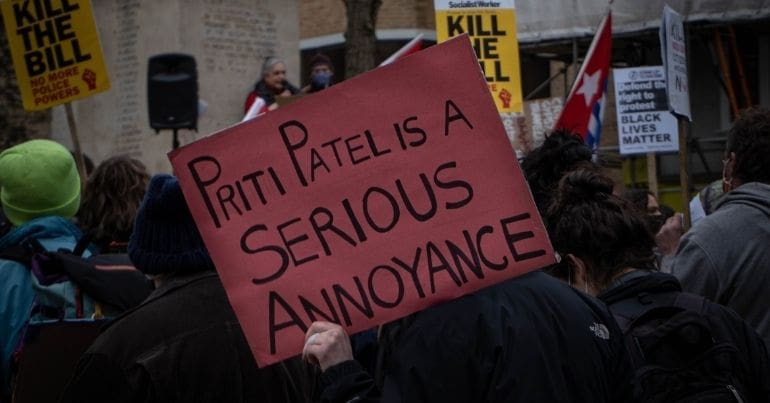 Oxford Kill the Bill protest