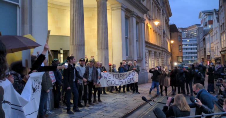 NOT GUILTY: Bristol jury finds that defendants were justified in toppling slave trader statue