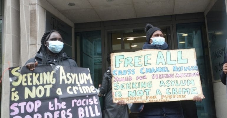 Protest against the government's anti-refugee bill