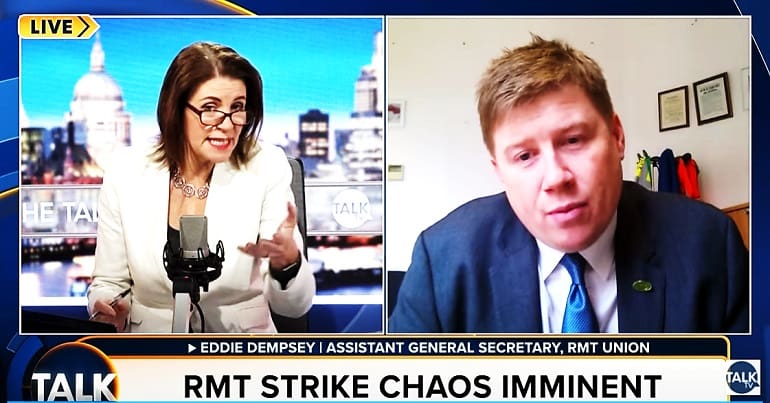 RMT on TalkTV with Julia Hartley Brewer