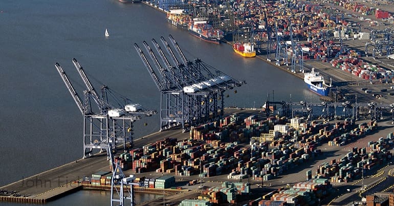 The Port of Felixstowe