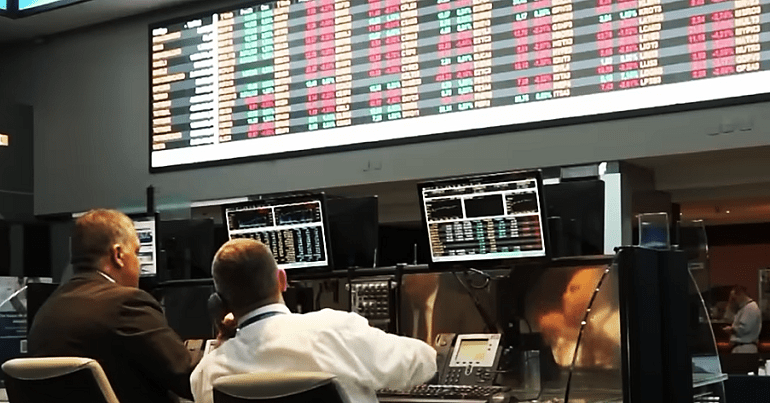 A picture of the stock markets to represent dividends