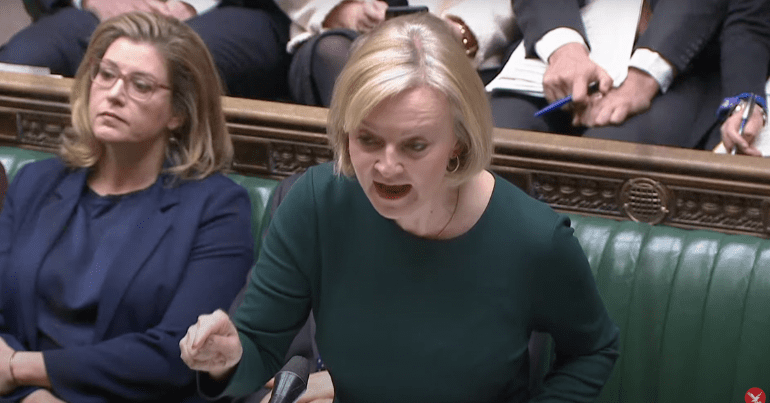liz truss at pmqs