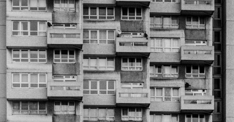 Tower block in London, UK