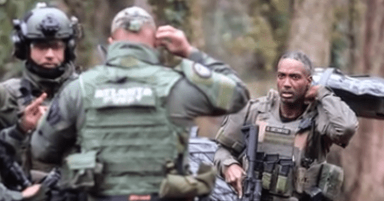 Police in Atlanta Forest