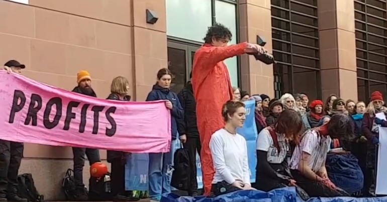 Bristol airport protest