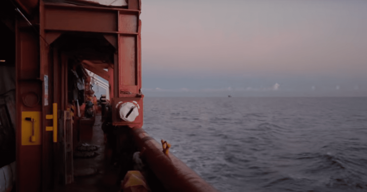 migrants being rescued by the Ocean Viking