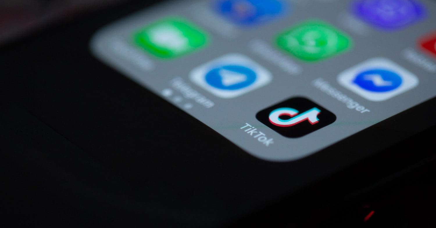 TikTok app on a mobile phone. Fossil fuel influencers have been promoting oil and gas products on the social media platform.