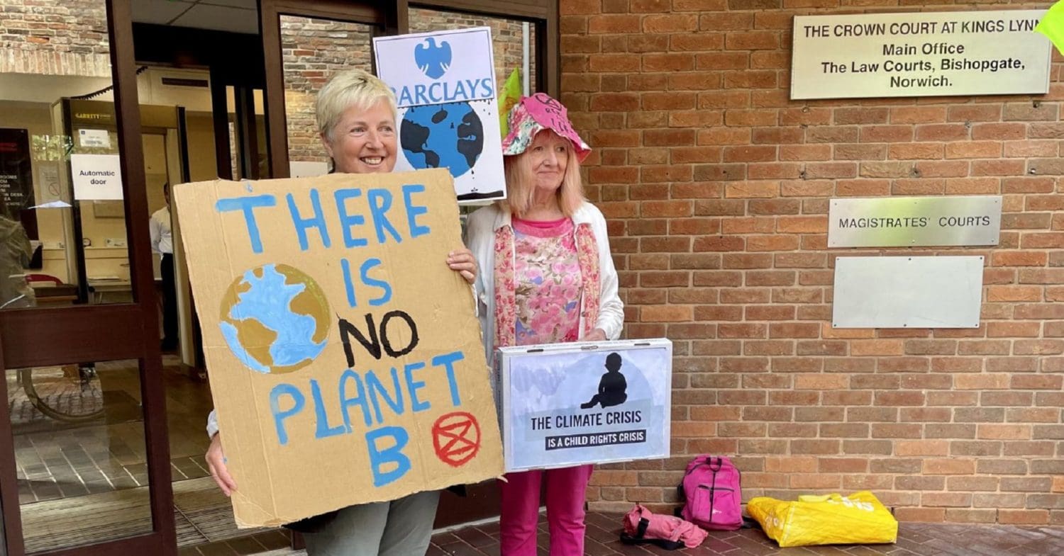 Judge slams Barclays’ conduct as a ‘disgrace’ during trial of two XR activists who smashed branch windows