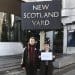 Just Stop Oil delivering a letter to Met Police New Scotland Yard