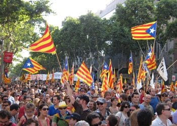 Catalonia independence march Spain