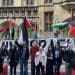 Palestine Action activists outside Bristol court Elbit Israel