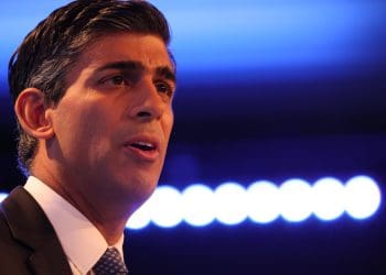 Rishi Sunak looking worried