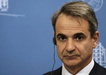 Greece prime minister Kyriakos Mitsotakis Tempe