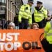Just Stop Oil protest with police