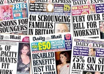 Media headlines on benefits