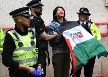 Now the UK government itself is the target of Palestine Action – in a move that shook cops