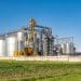 Silver silos on a farm veterinary Brexit