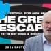 Great Escape music festival logo Barclays logo and Jeremy Corbyn