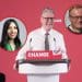 Faiza Shaheen, Keir Starmer and Luke Akehurst