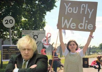 Extinction Rebellion Farnborough airport