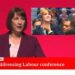 Rachel Reeves Labour conference protester