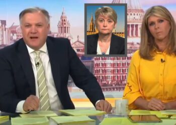 Ed Balls and Kate Garraway interviewing home secretary Yvette Cooper on GMB Ofcom