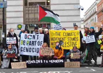 COP29 starts as it will probably go on – with protests over Israel and fossil fuel lobbying